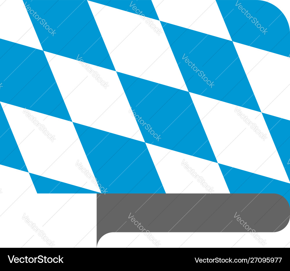 Flag horizontal shape pointer for world map Vector Image