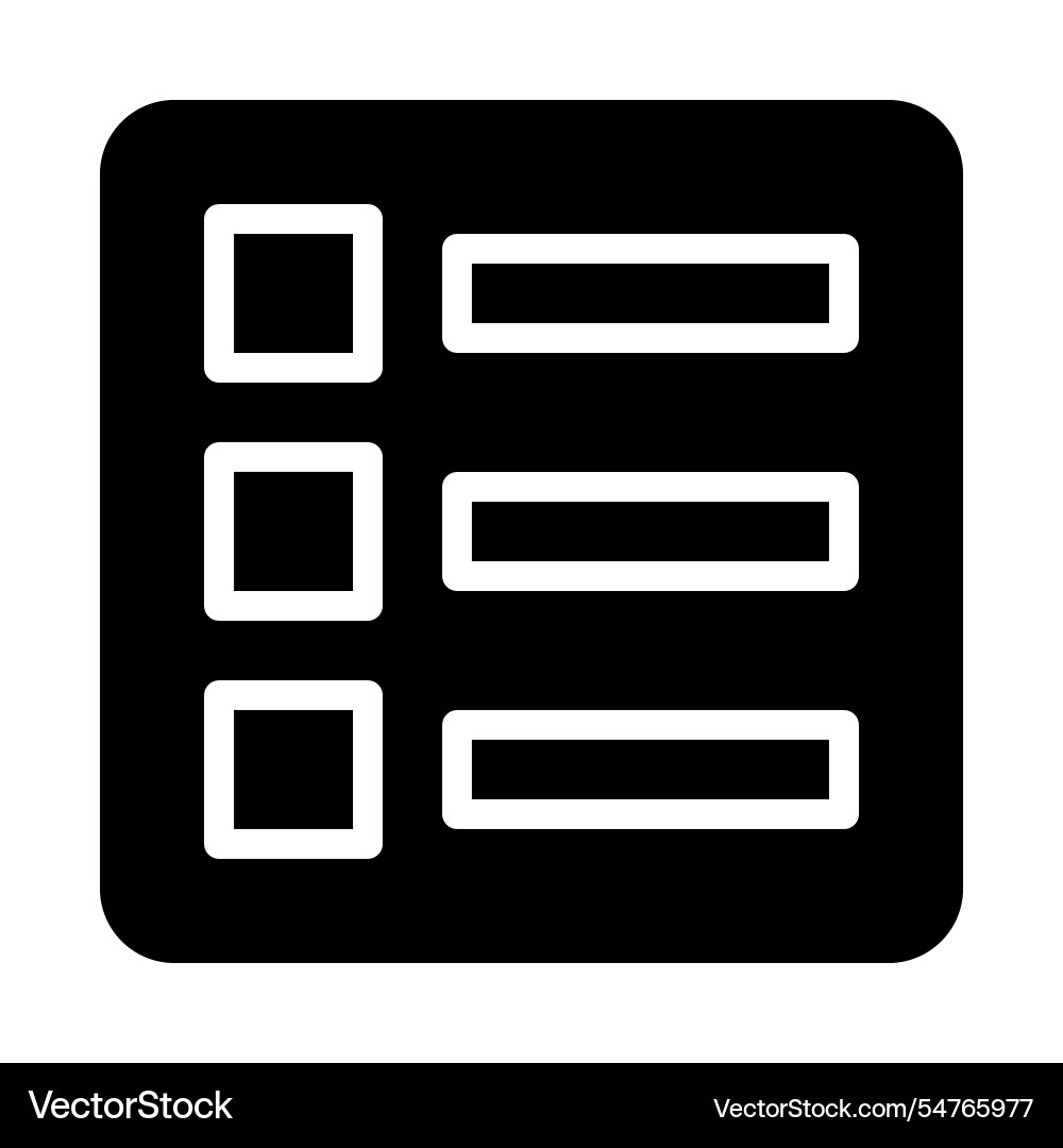 Menu icon for website or application concept Menu icon for website or application concept vector image