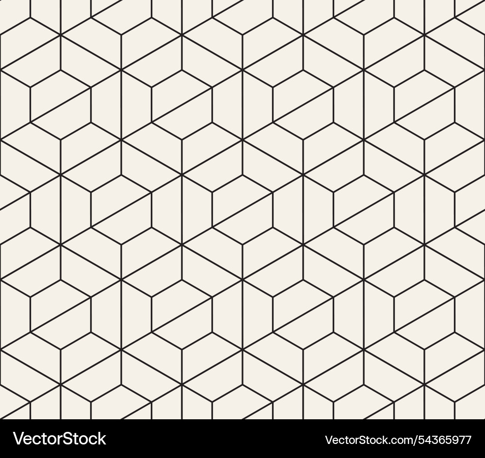 Seamless pattern repeating geometric elements Vector Image
