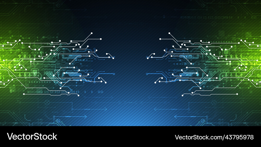 Abstract background on technological Abstract background on technological vector image