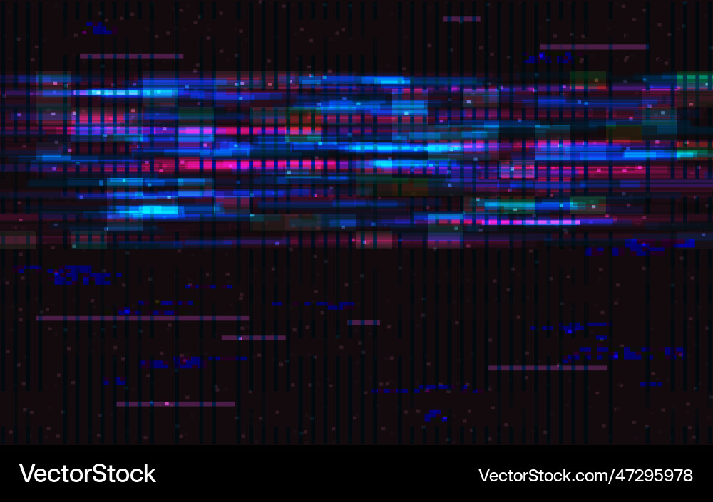 Glitch Cyberpunk Distortion – Royalty-Free Vector | VectorStock