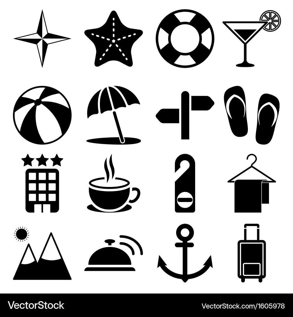 Travel icons vol2 Vector Image
