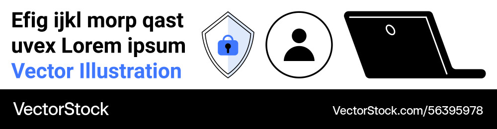 User authentication concept with profile icon User authentication concept with profile icon vector image