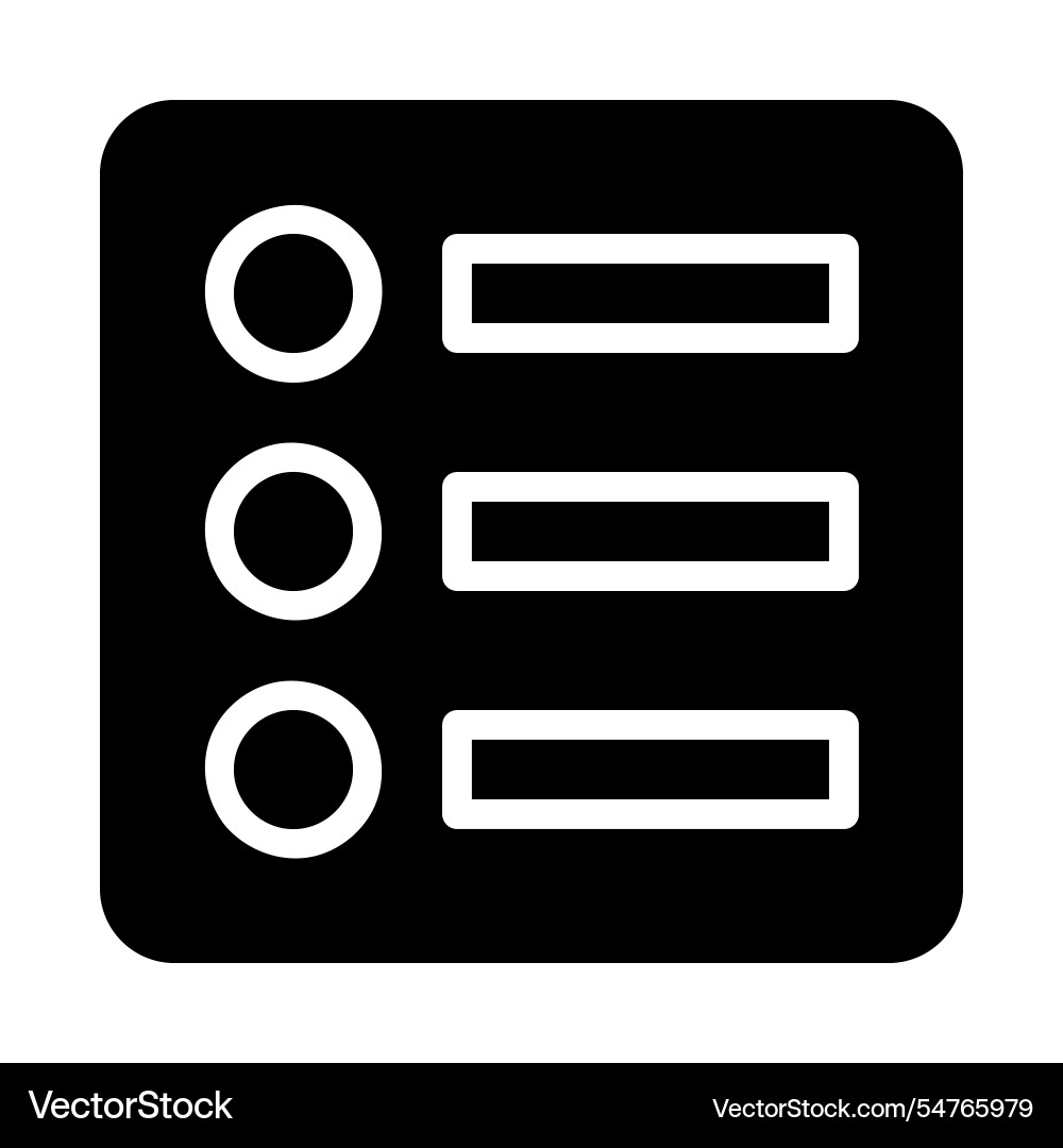 Menu icon for website or application concept Menu icon for website or application concept vector image