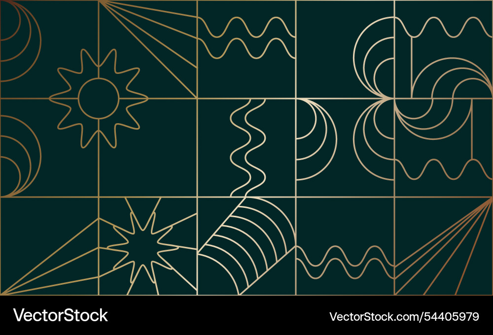 Seamless abstract composition simple geometric Seamless abstract composition simple geometric vector image