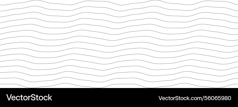 Abstract wavy line pattern design for backgrounds vector image