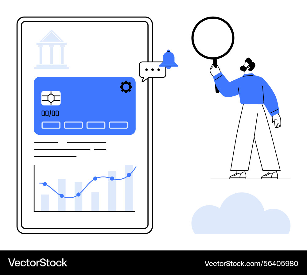 Digital payment dashboard with analytics and user Digital payment dashboard with analytics and user vector image