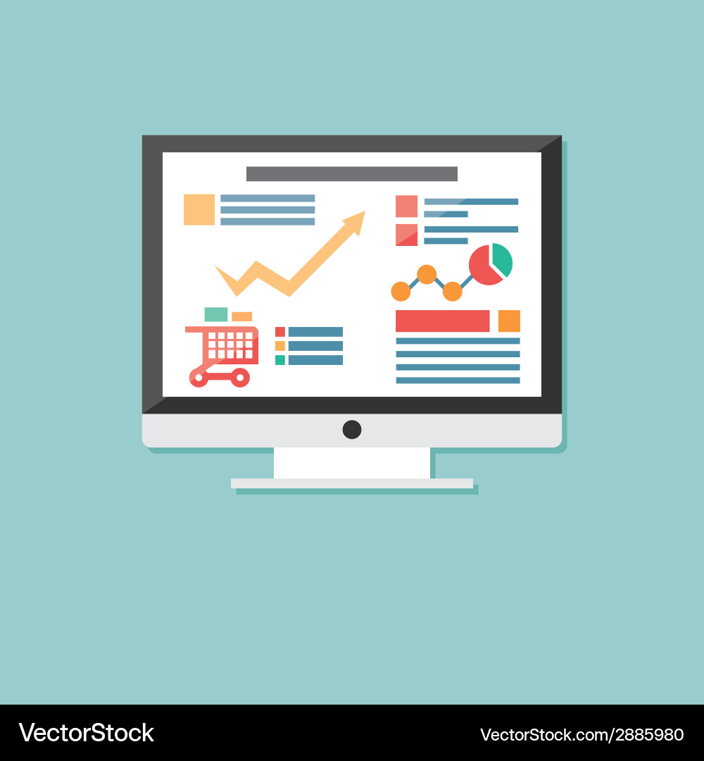 Electronic Device Icons - Computer vector image