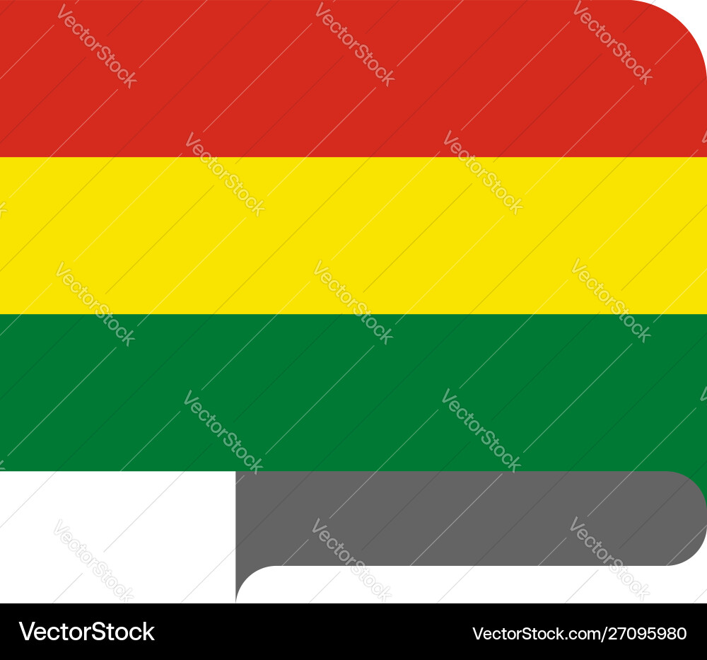 Flag horizontal shape pointer for world map Flag horizontal shape pointer for world map vector image