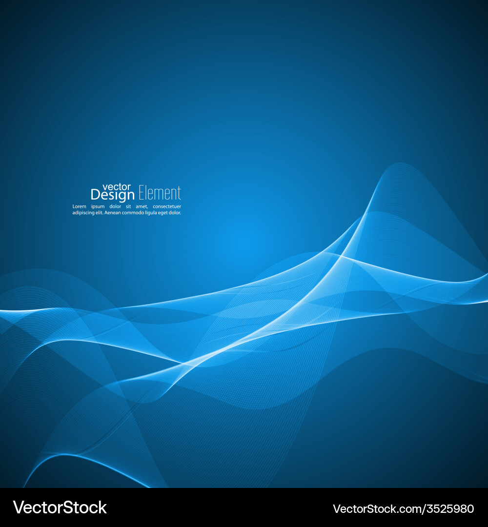 Fluid Blue Abstract Background vector image