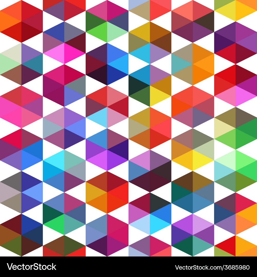 Geometric Triangle Pattern Vector Image