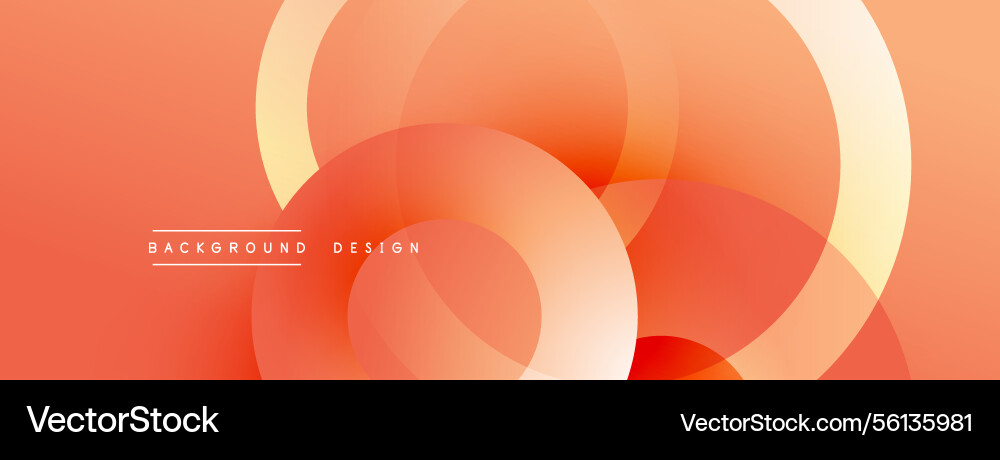 Abstract design overlapping circles create Abstract design overlapping circles create Vector Image