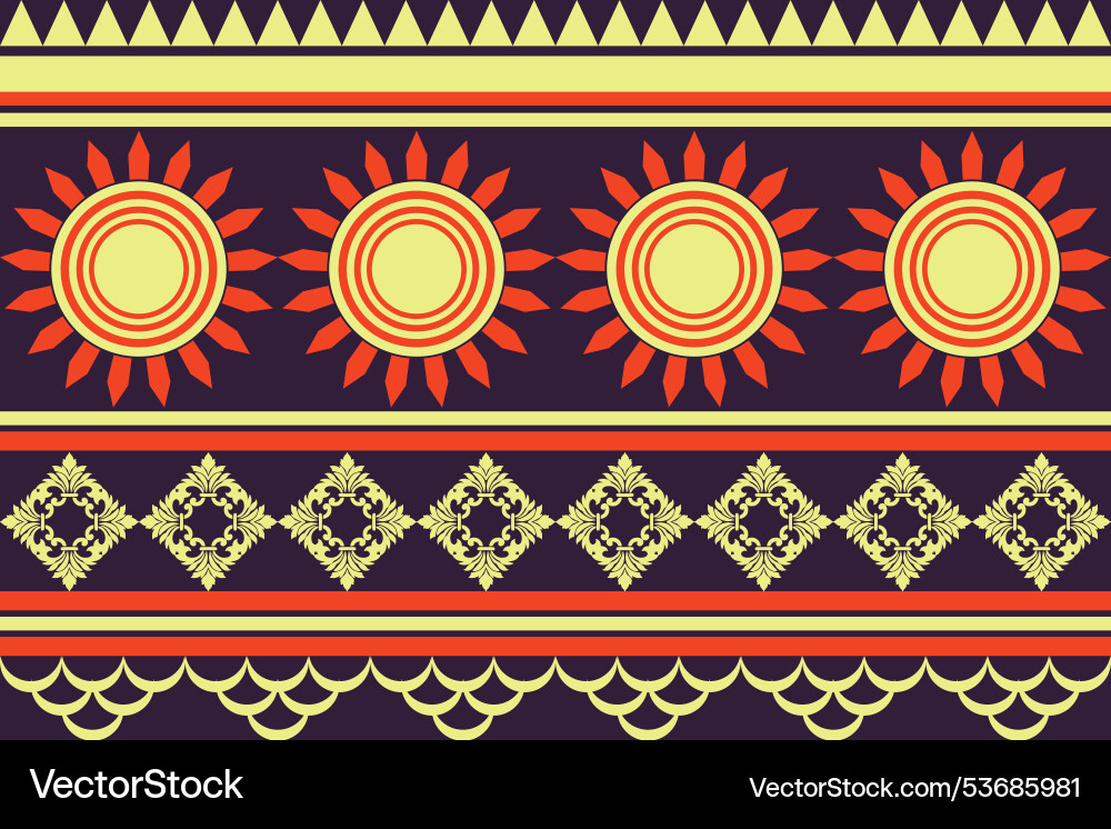 Geomagnetic native pattern fabric Geomagnetic native pattern fabric Vector Image