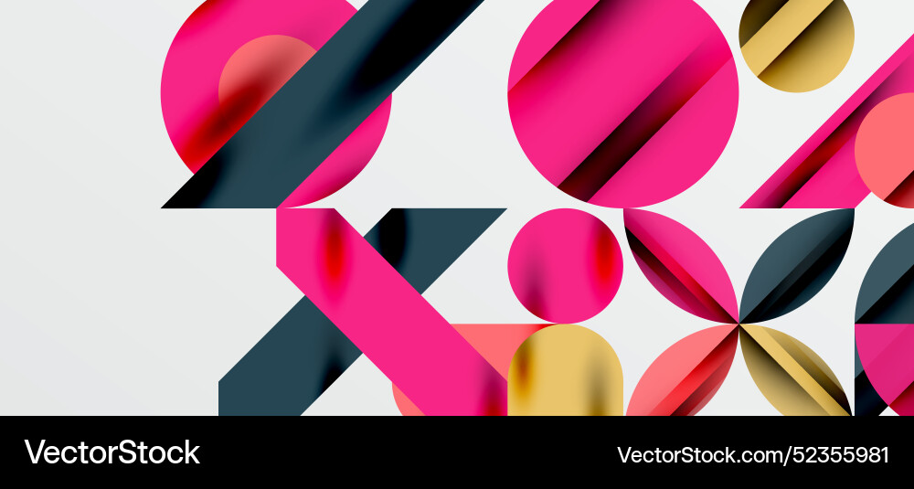 Geometric neo patterns abstract background Vector Image