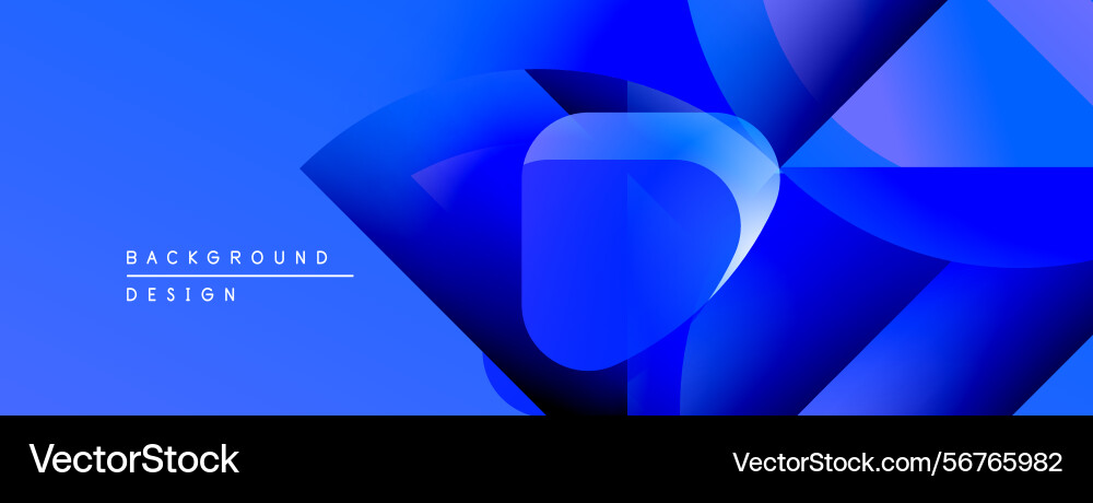Abstract blue design overlapping shapes create Abstract blue design overlapping shapes create vector image