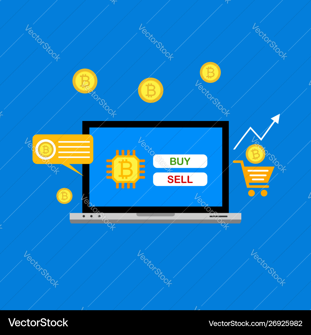 Blockchain scheme mining crypto currency server Blockchain scheme mining crypto currency server vector image
