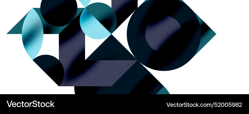 Circle pattern round elements with lines Vector Image