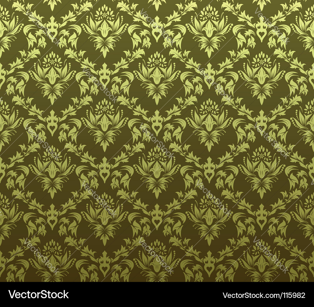 Damask pattern Vector Image