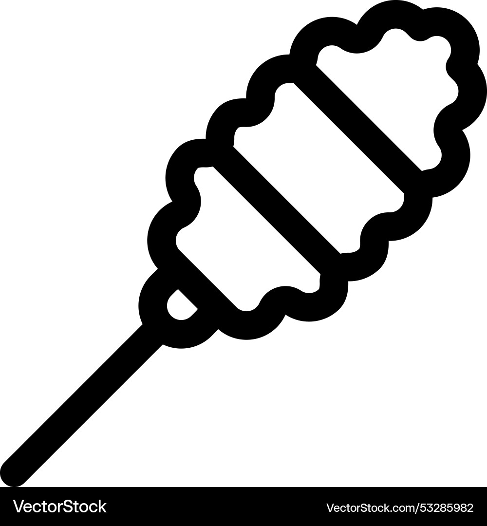 Duster icon thin linear style design isolated Duster icon thin linear style design isolated Vector Image