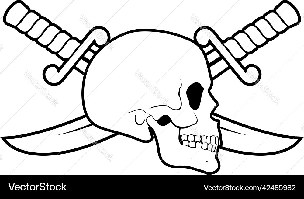 Piratenschädel Piratenschädel vektorbild