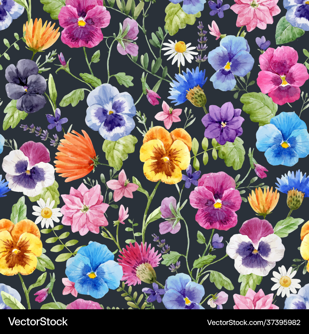Schöne nahtlose Blumenmuster Schöne nahtlose Blumenmuster vektorbild