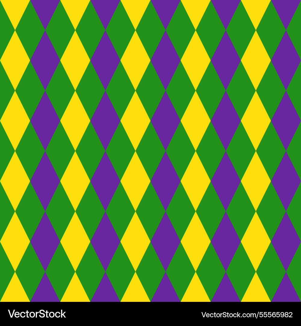 Seamless harlequin pattern the traditional colors Seamless harlequin pattern the traditional colors vector image