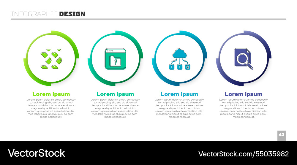 Set data stream file missing cloud technology Set data stream file missing cloud technology vector image