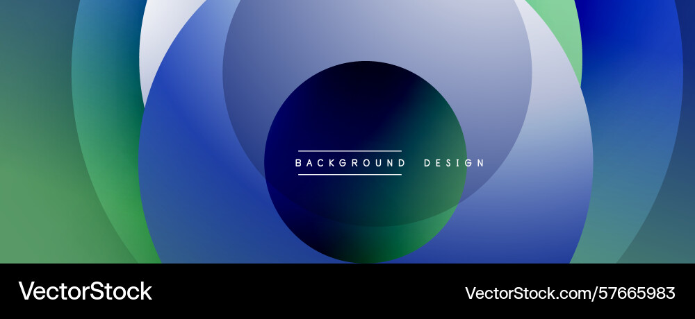 Abstract design features overlapping circles Abstract design features overlapping circles Vector Image