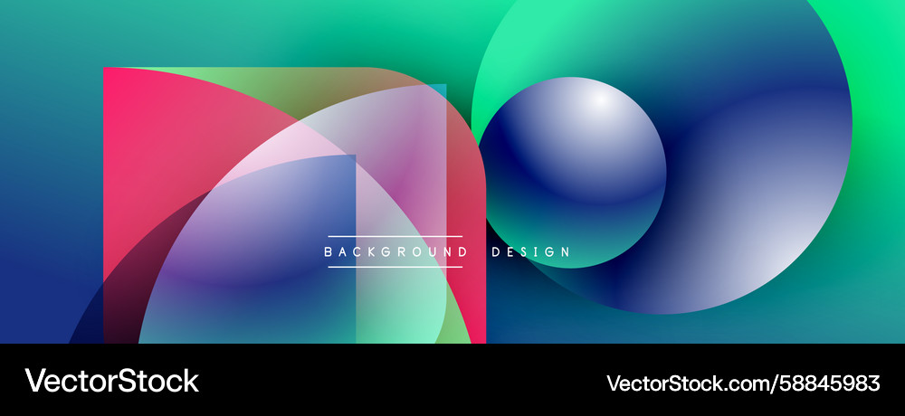 Abstract Gradient Color Splash Vector Image