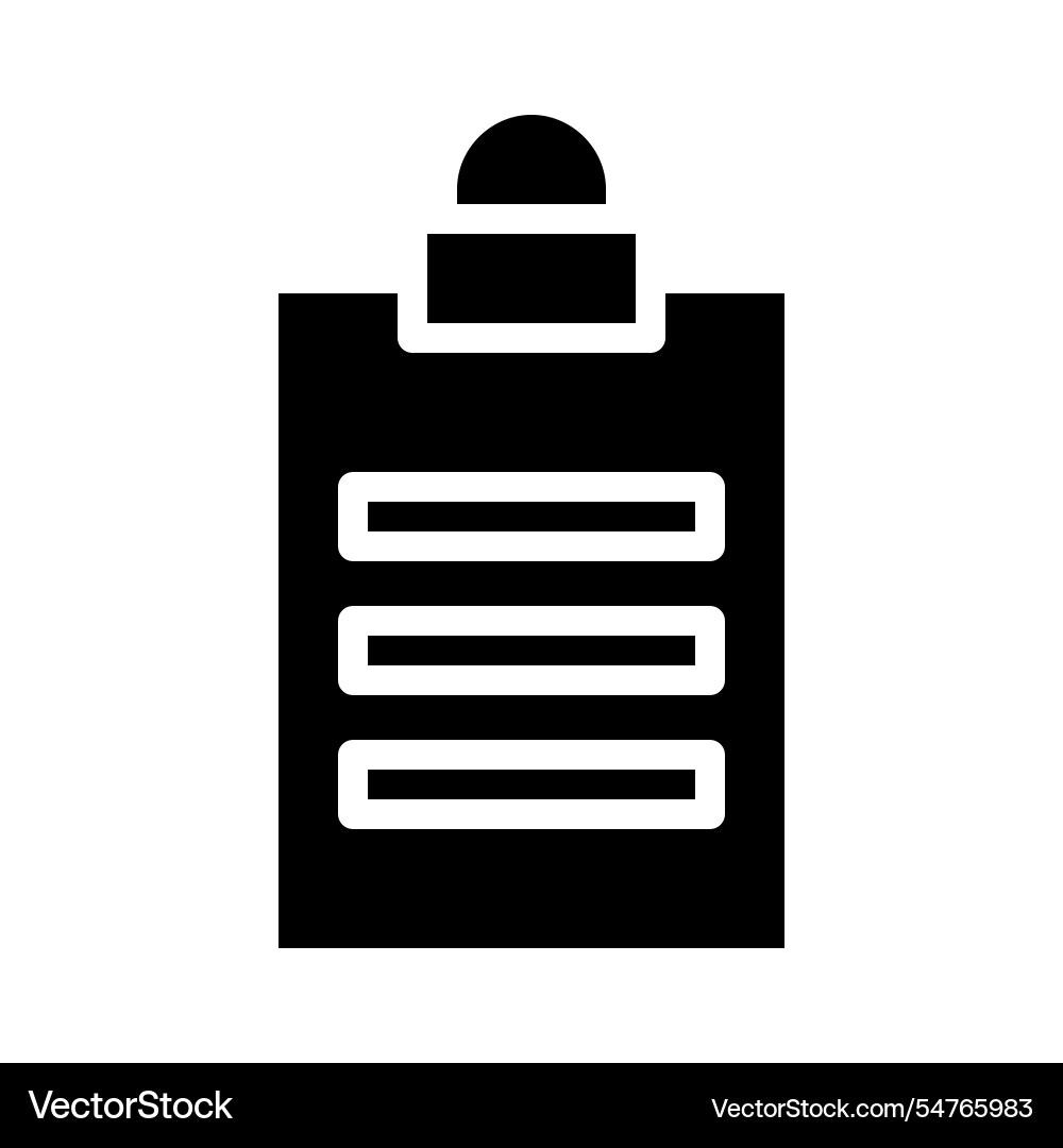 Clipboard icon with text lines concept Clipboard icon with text lines concept vector image