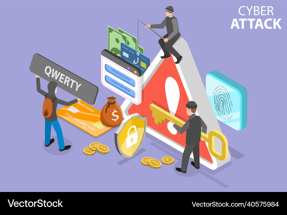 3d isometric flat conceptual Royalty Free Vector Image