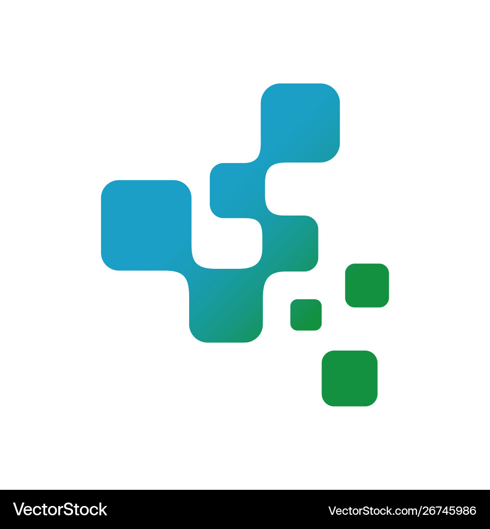 Digital Pixel Logo Pixel Logo PNG, Vector, PSD, And Clipart With