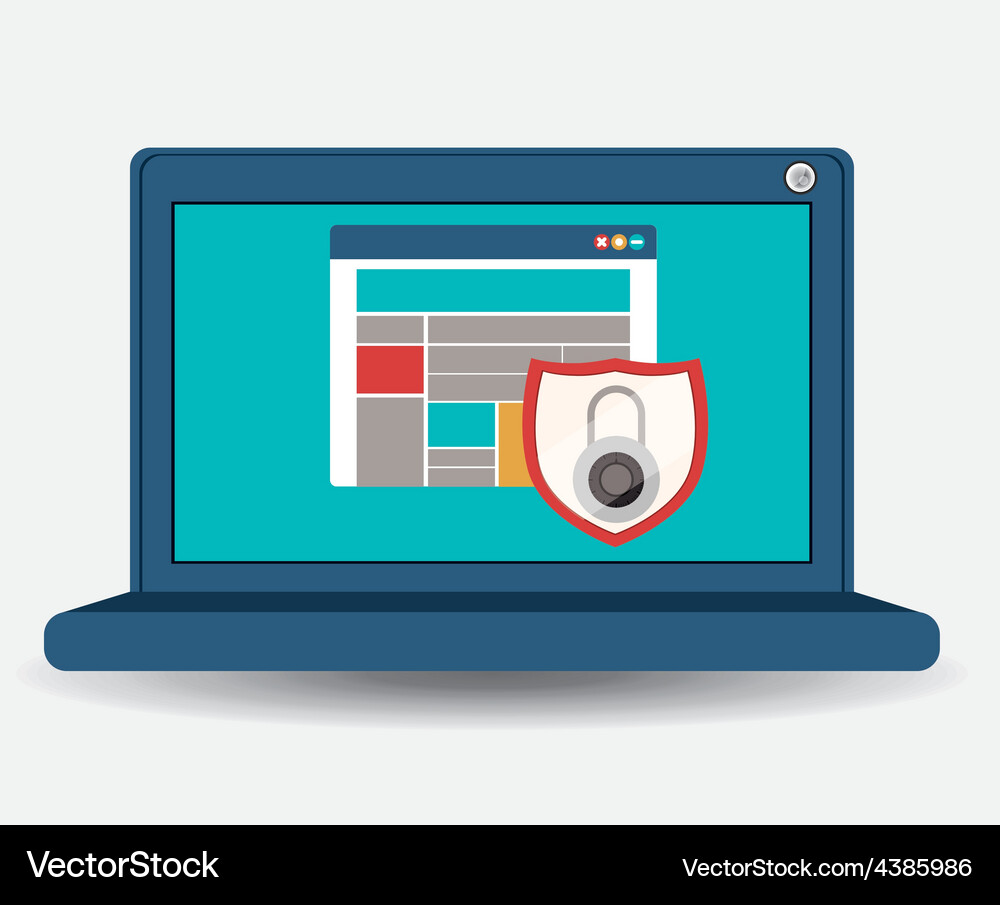 Security system design Vector Image