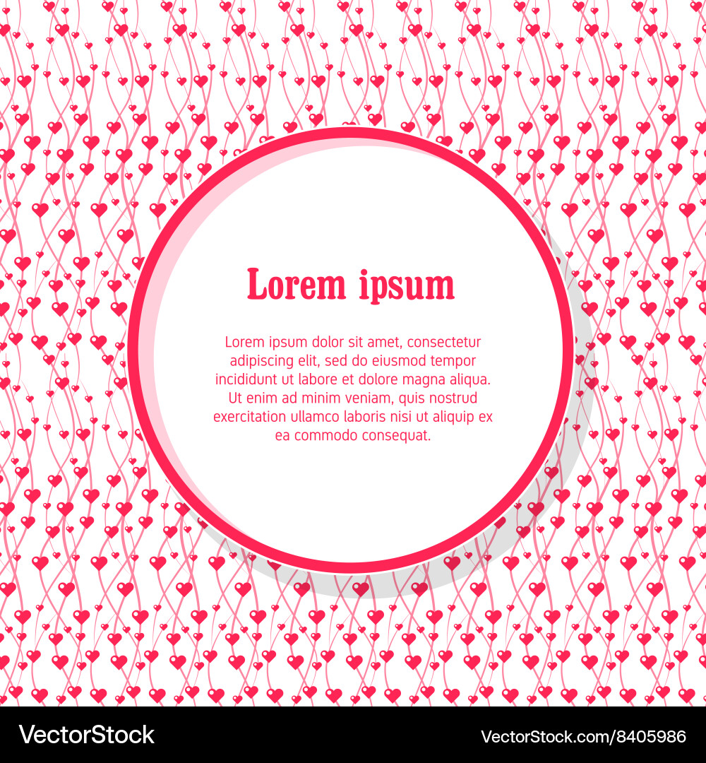 Template for text vector image