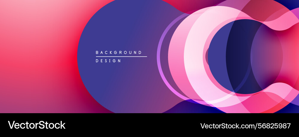 Abstract design features overlapping circles Abstract design features overlapping circles vector image