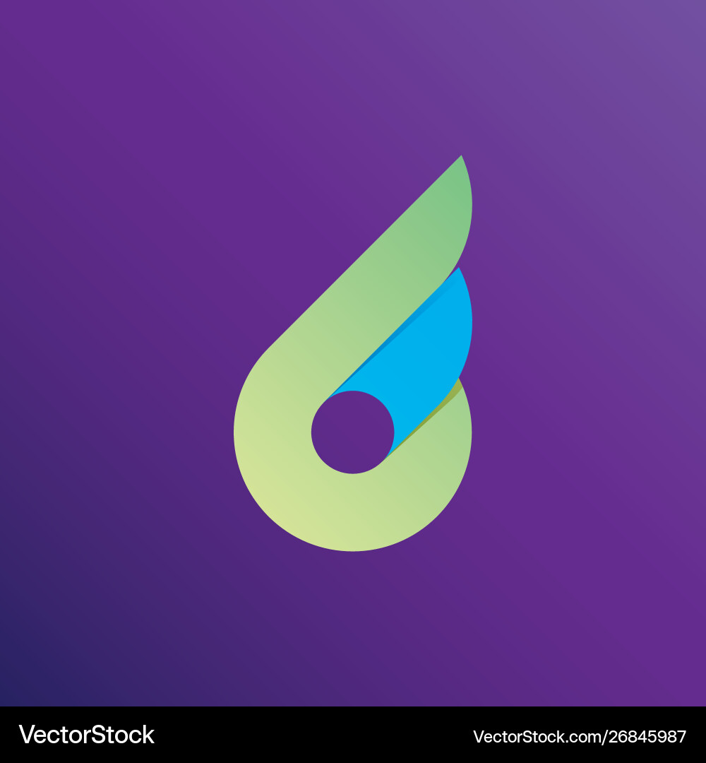 Abstract round design element circle icon Vector Image