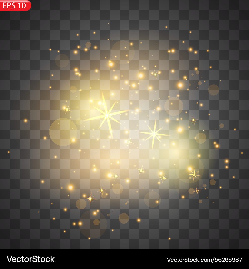 Gold Staub Licht bokeh Lichter Effekt Hintergrund Gold Staub Licht bokeh Lichter Effekt Hintergrund vektorbild