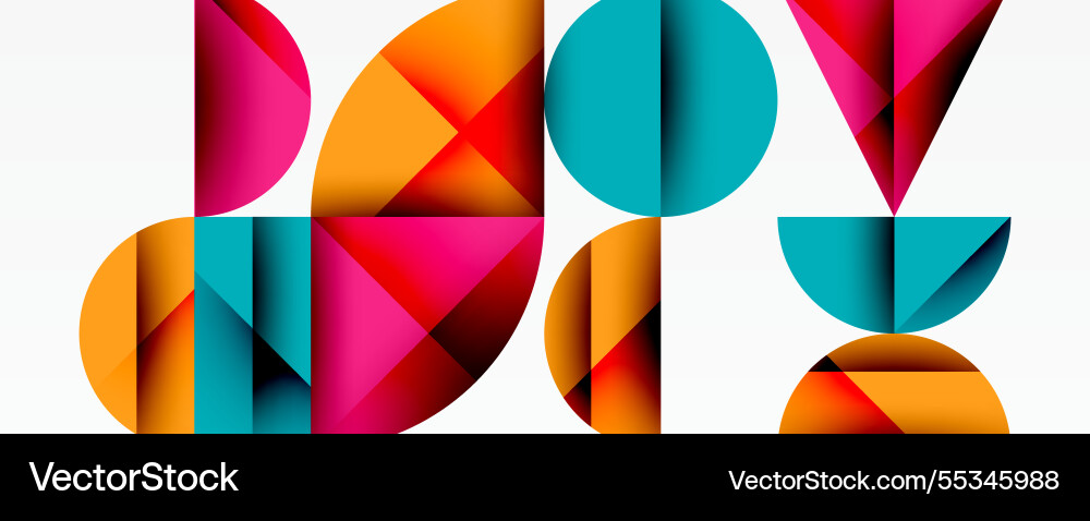 Abstract geometric pattern with intersecting Abstract geometric pattern with intersecting vector image
