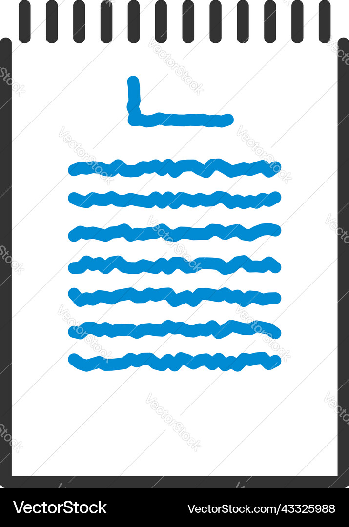 Binder notebook icon Binder notebook icon vector image