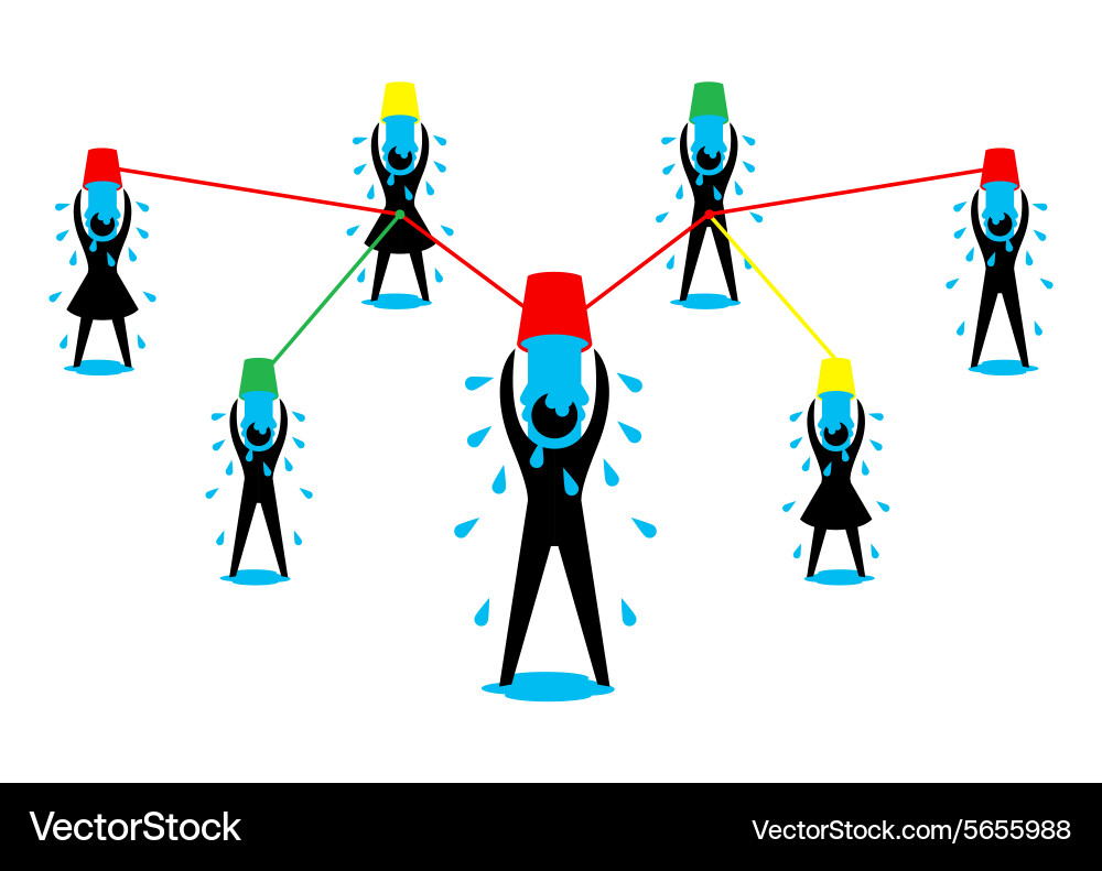 Ice bucket challenge Vector Image