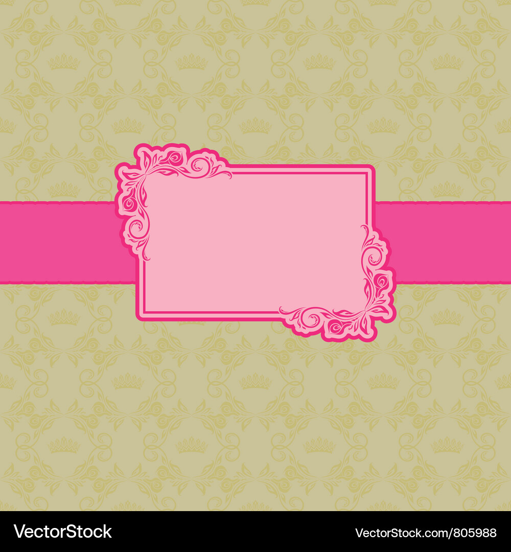 Template frame design Vector Image