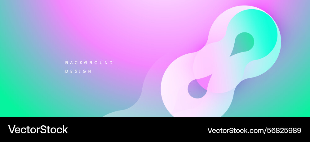 Abstract gradient design features looping shapes Abstract gradient design features looping shapes vector image