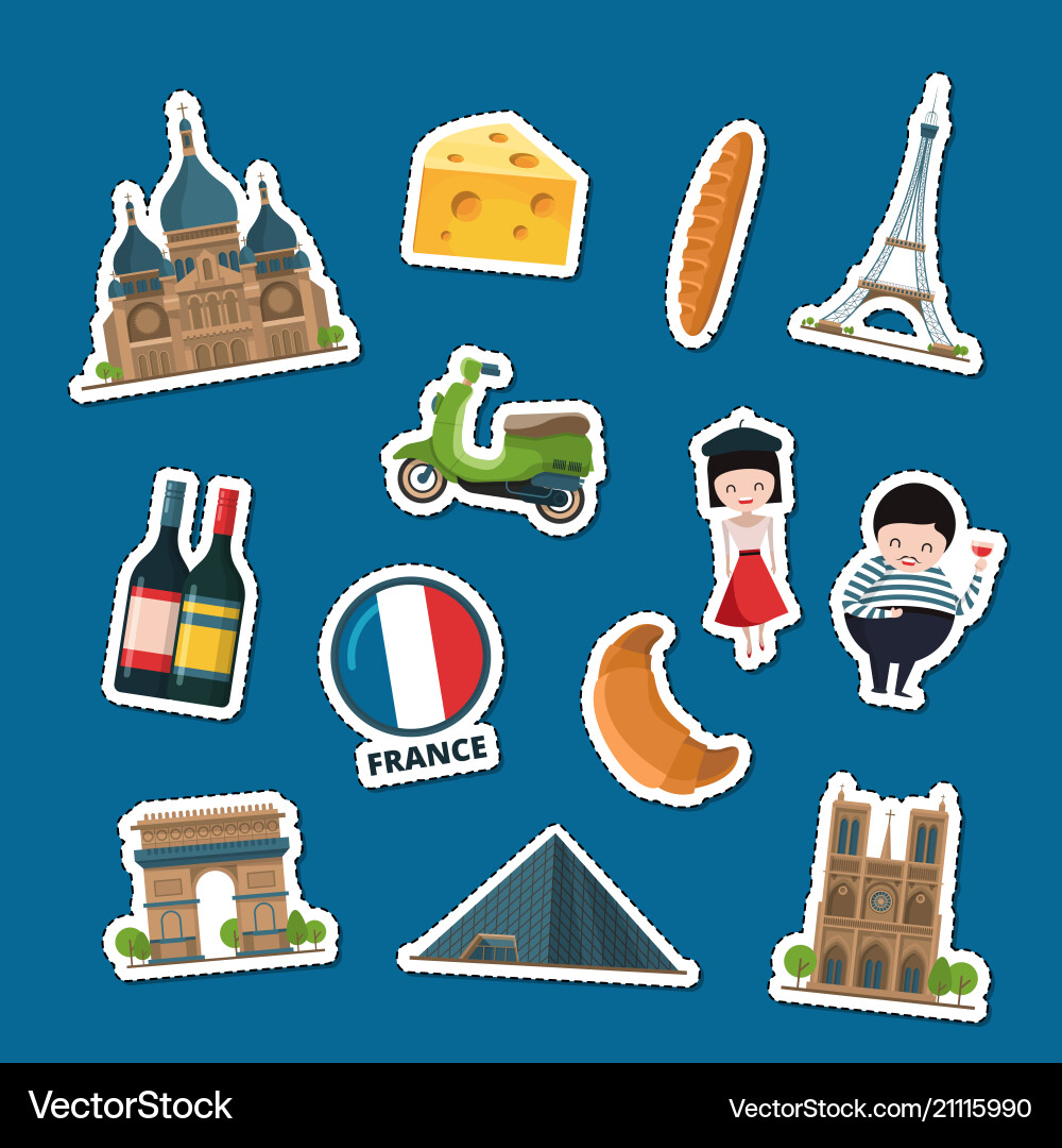 France sights stickers