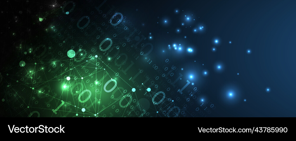 Technologie Hintergrund mit plexus Effekt Big Data Technologie Hintergrund mit plexus Effekt Big Data vektorbild