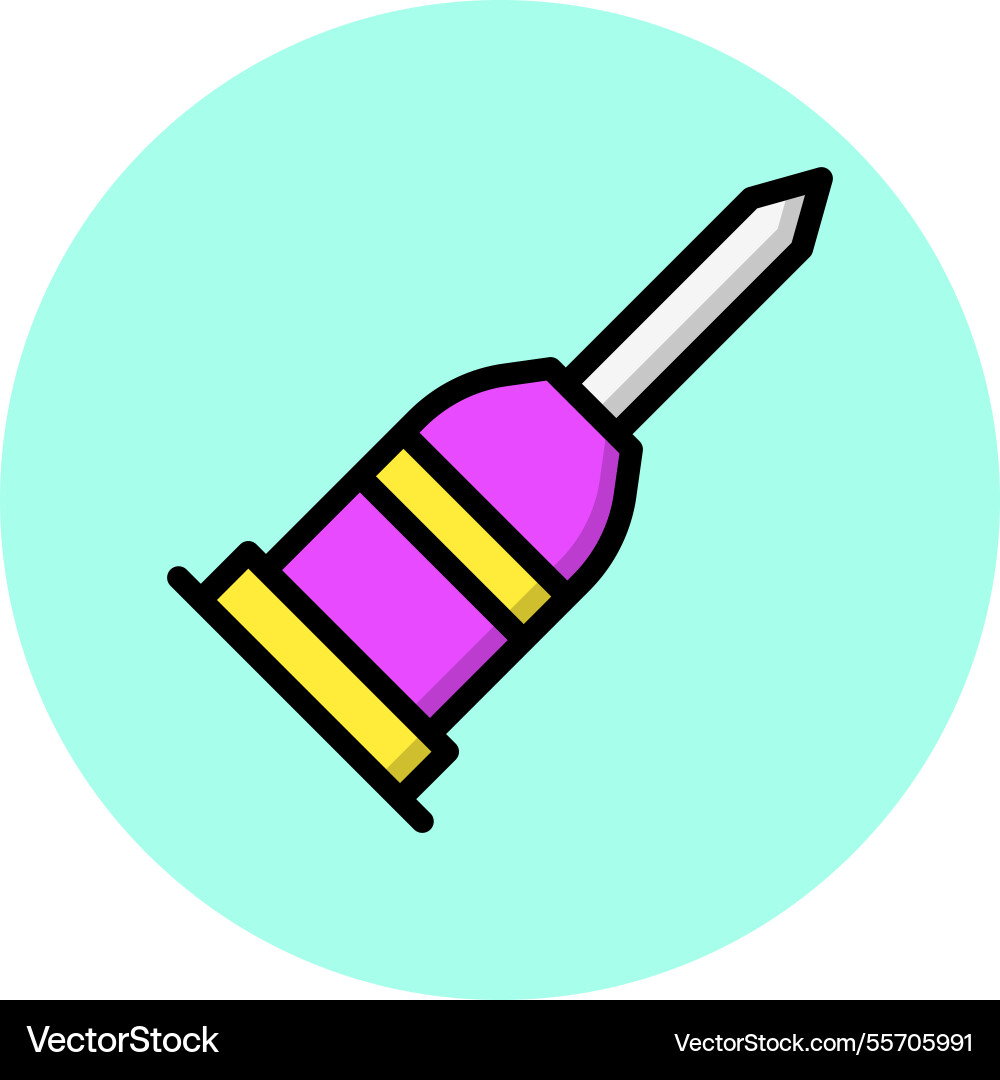 Chisel icon design Vector Image