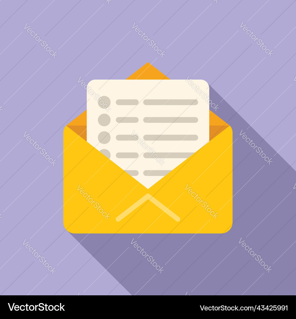 Mail database icon flat platform system Mail database icon flat platform system vector image