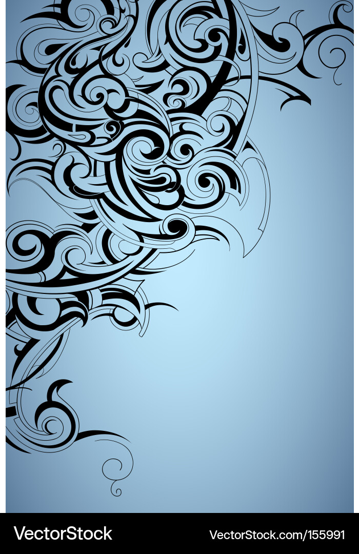 Ornate Swirl Pattern Vector Image