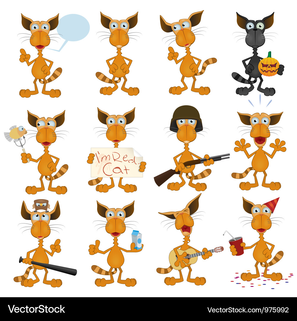Cats2 Vector Image