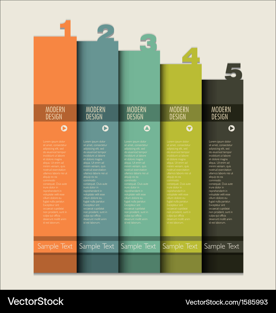 Modern Layout Concepts vector image