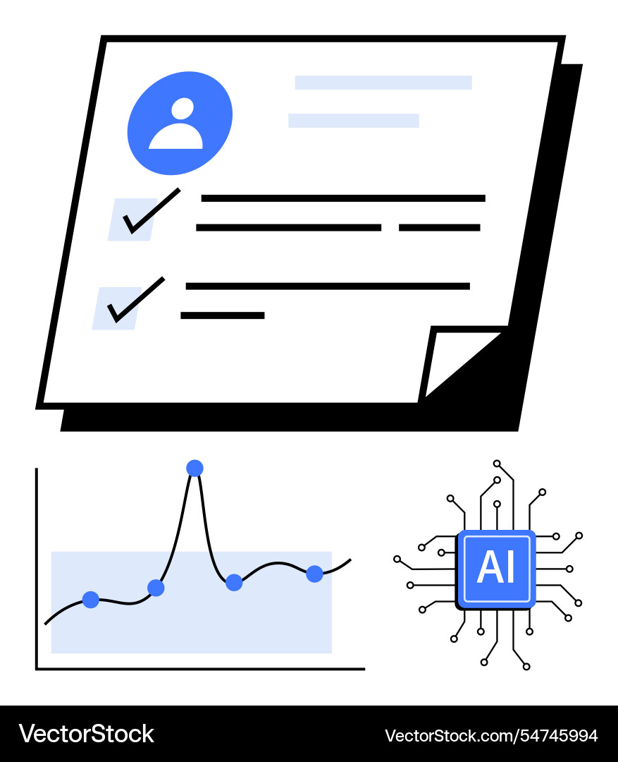 Digital integration checklist growth chart Digital integration checklist growth chart vector image